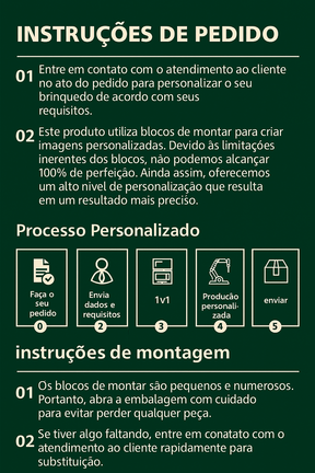 Blocos Personalizados - Eternize momentos com artes em Blocos